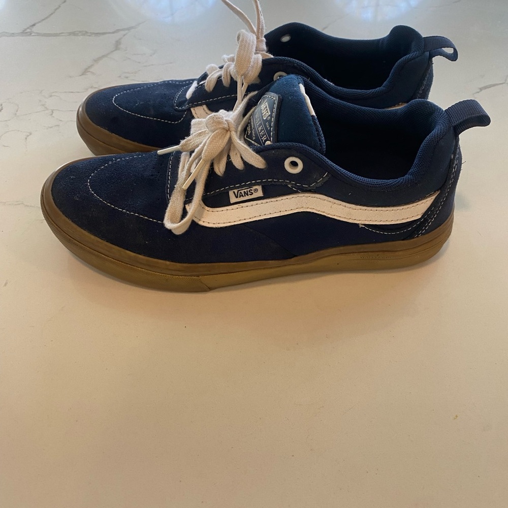Vans Kyle Walker Navy Blue Skate shoes with White Accents